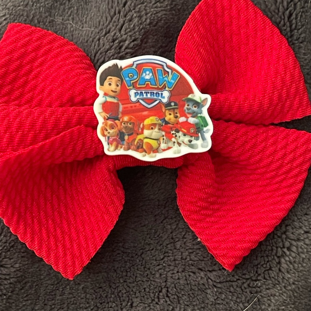 Paw Patrol Red Character Hair Bow
